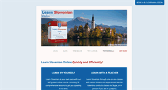 Desktop Screenshot of learnslovenianonline.com